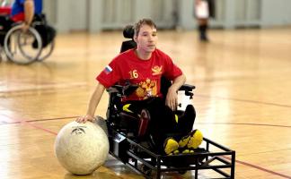 В Витебске проходит первый международный турнир по футболу на электроколясках 